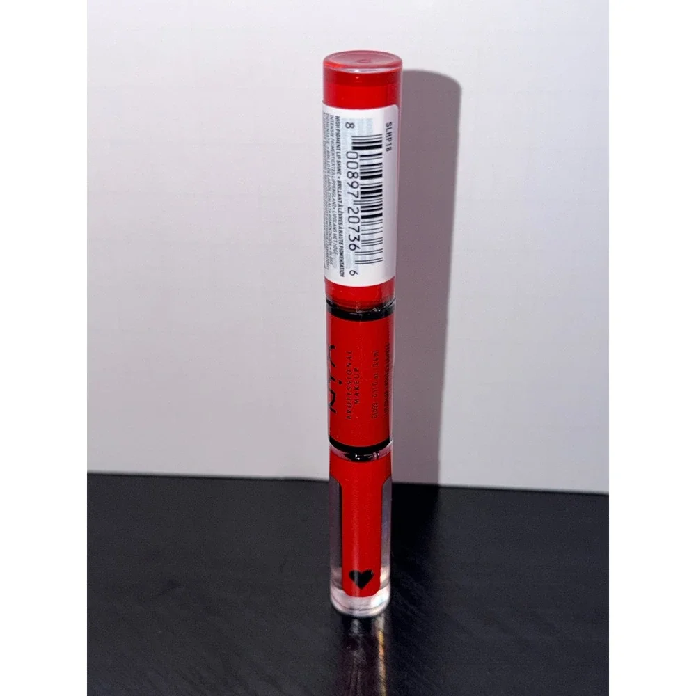 NYX Shine Loud High Shine Lip Color On a Mission Red Liquid Lipstick Gloss